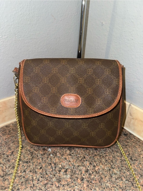 Bally Handbags - BALLY Monogram Saddle Crossbody Bag